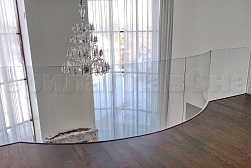 Цельностеклянные ограждения на несущем стекле в Тюмени. Готовые проекты ПерилаГлавСнаб - фото 9