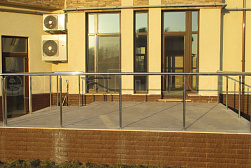 Ограждения и перила без ригелей из нержавеющей стали (без заполнения) в Тюмени. Готовые проекты ПерилаГлавСнаб - фото 10