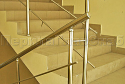 Перила и ограждения из нержавеющей стали с двумя ригелями в Тюмени. Готовые проекты ПерилаГлавСнаб - фото 10