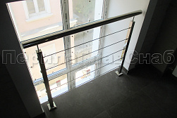 Ограждение на окна из нержавеющей стали в Тюмени. Готовые проекты ПерилаГлавСнаб - фото 5