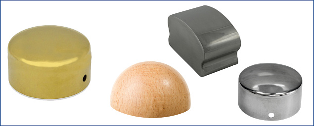  Заглушки для деревянного поручня в Тюмени. Комплектующие для лестничных ограждений и перил ПерилаГлавСнаб